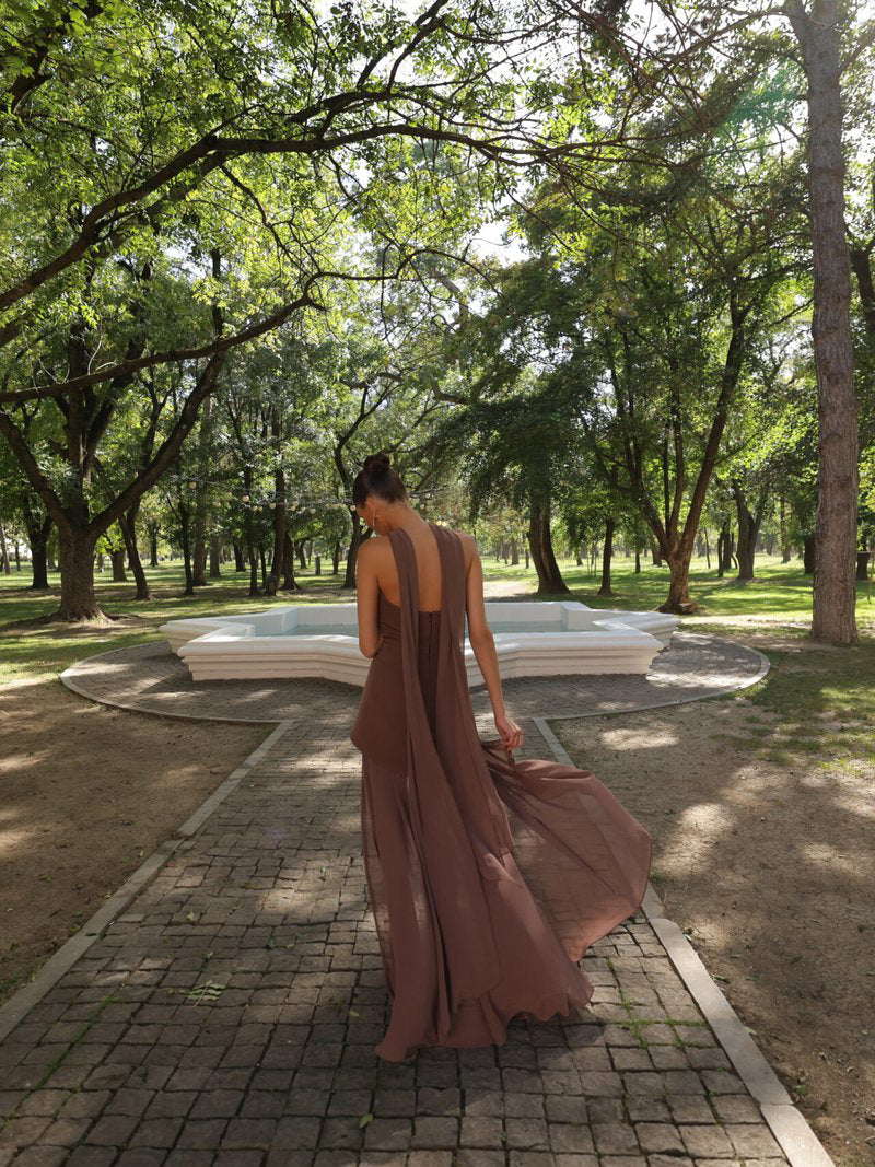 The Bronze Goddess Statement Dress