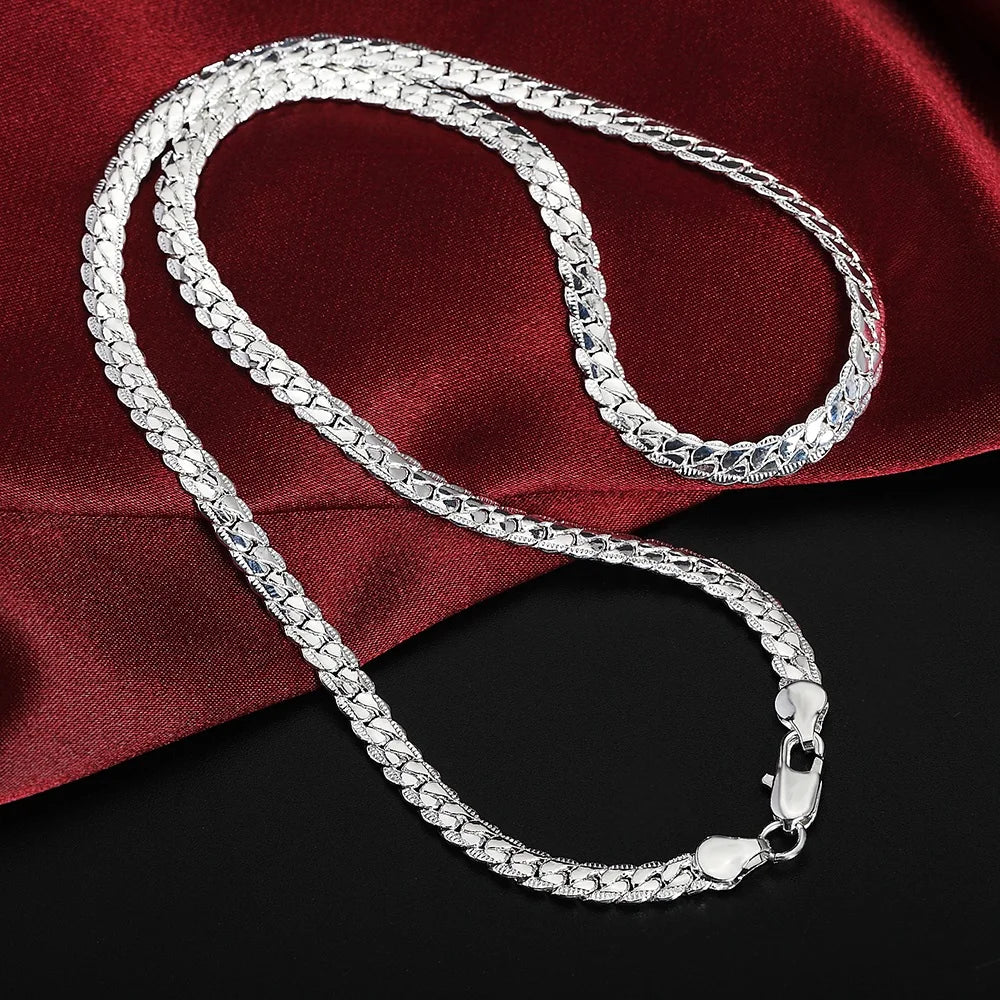 KH Royale 18K Gold & Silver Signature Chain Set 6MM