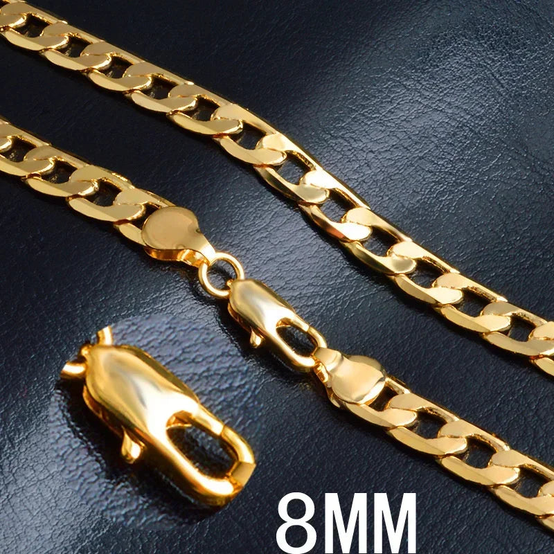KH Legacy 18K Gold Power Chain – 8MM, Men & women.