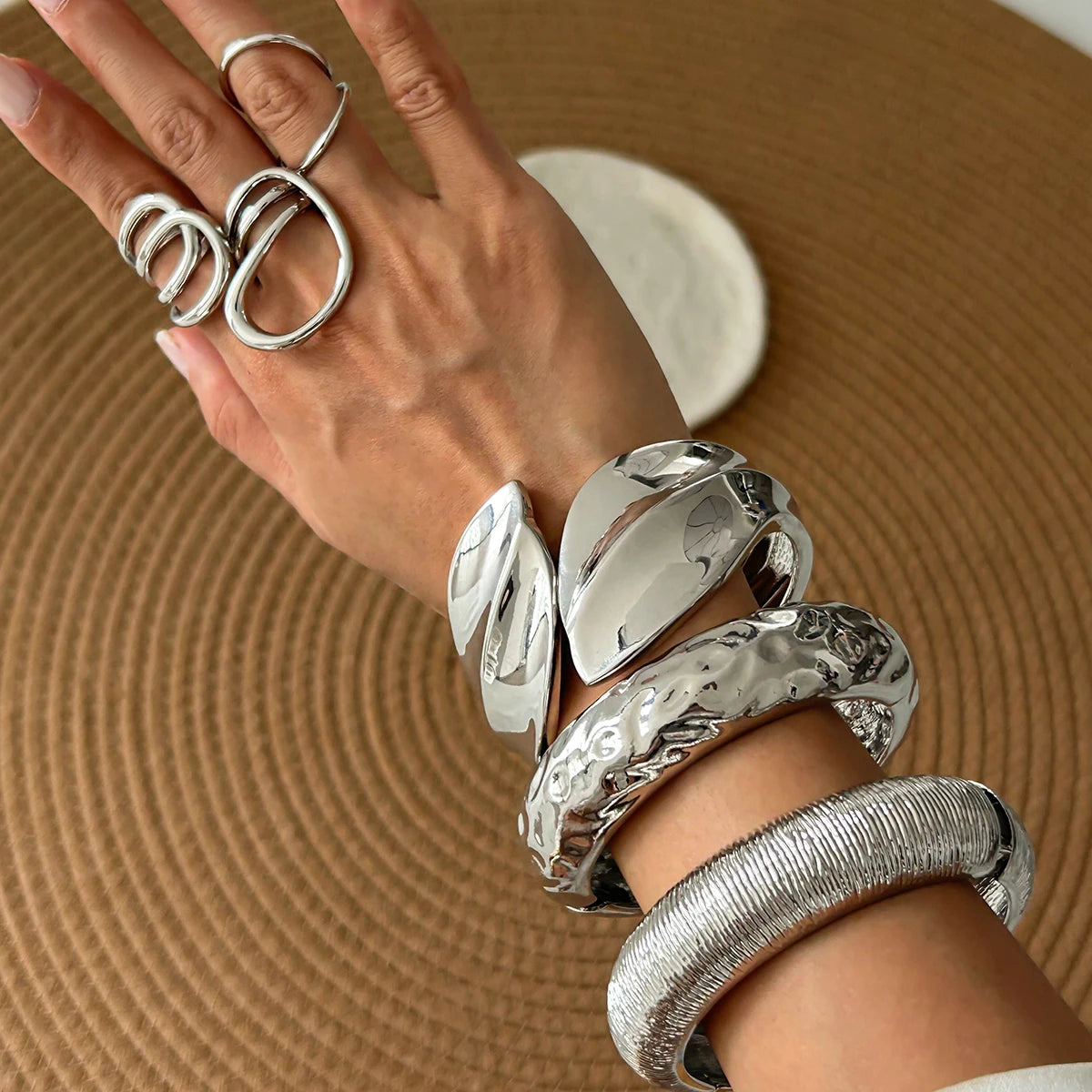 KH Wide Cuff Bangles, designed to embody confidence, elegance, and timeless luxury.
