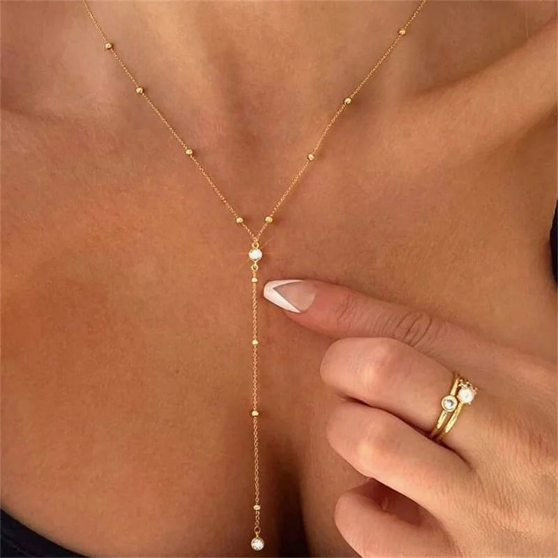 KH Divine Drop Necklace Gold